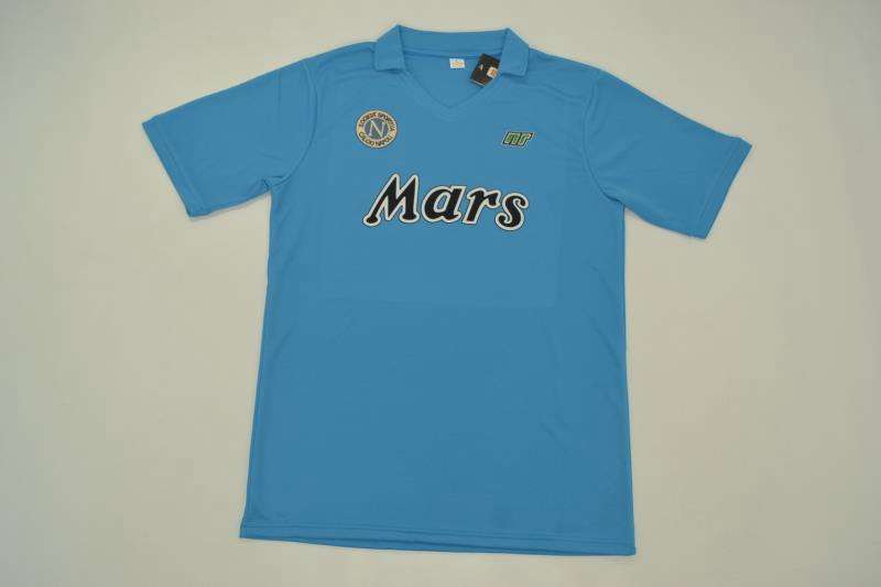 Napoli Soccer Jersey Home Retro Replica 1989/90