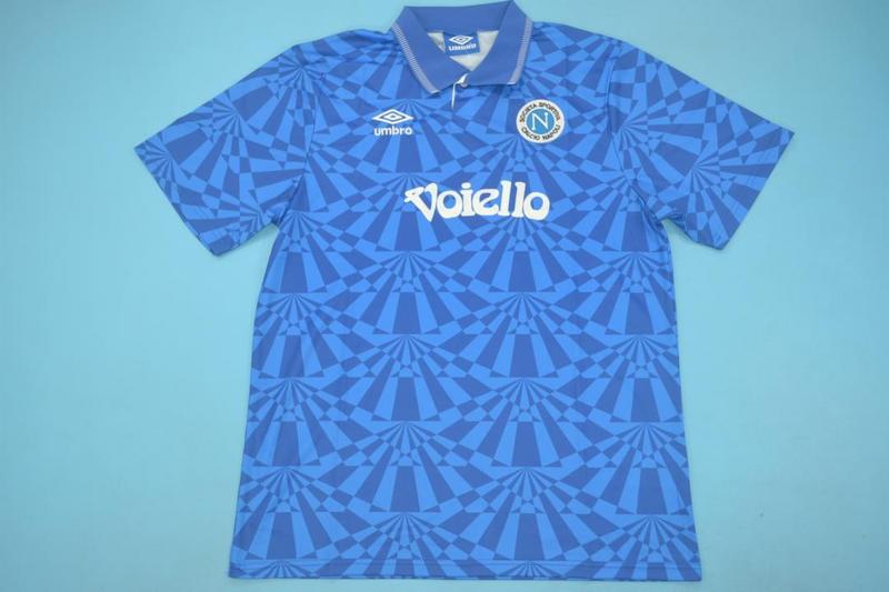 Napoli Soccer Jersey Home Retro Replica 1991/93