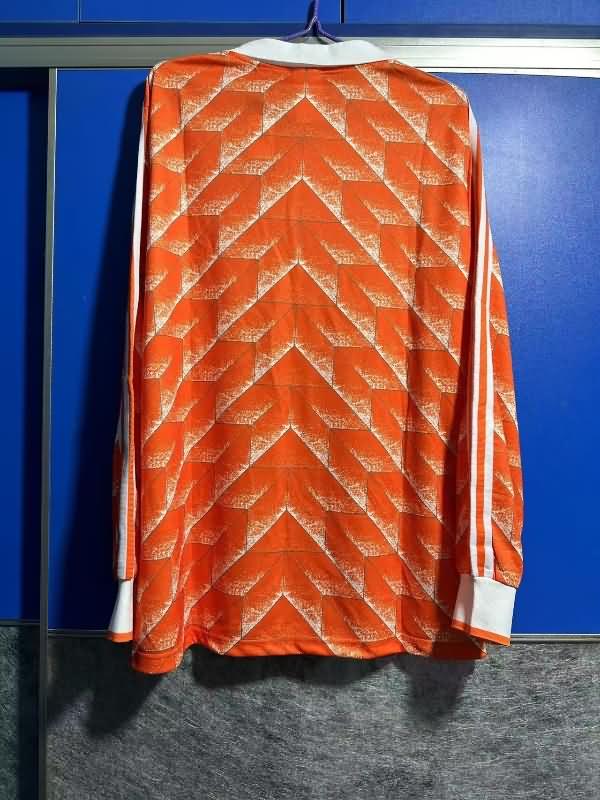 Netherlands Soccer Jersey Home Retro Long Sleeve Replica 1988