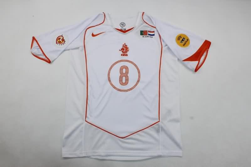 Netherlands Soccer Jersey Away Retro Replica 2004