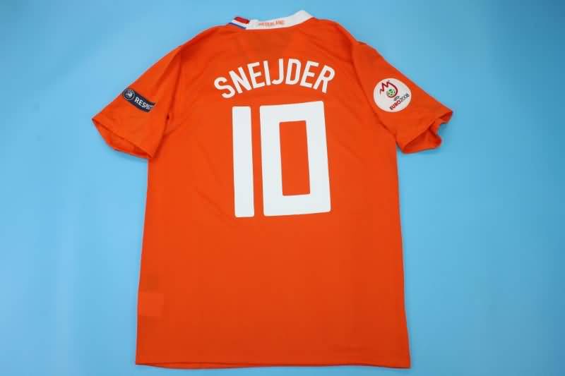 Netherlands Soccer Jersey Home Retro Replica 2008