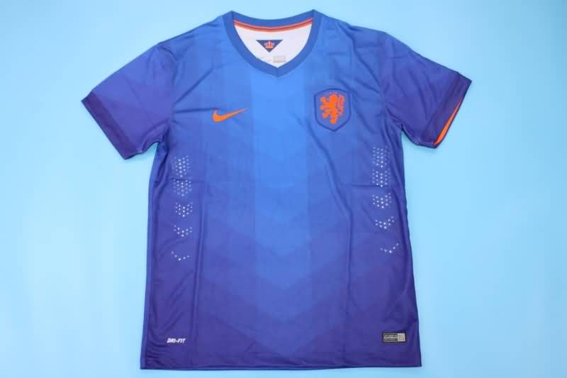 Netherlands Soccer Jersey Away Retro Replica 2014