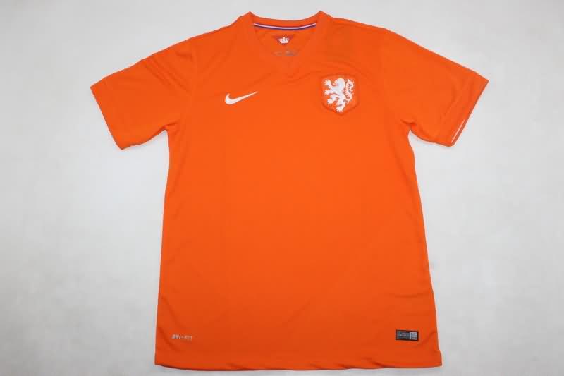 Netherlands Soccer Jersey Home Retro Replica 2014