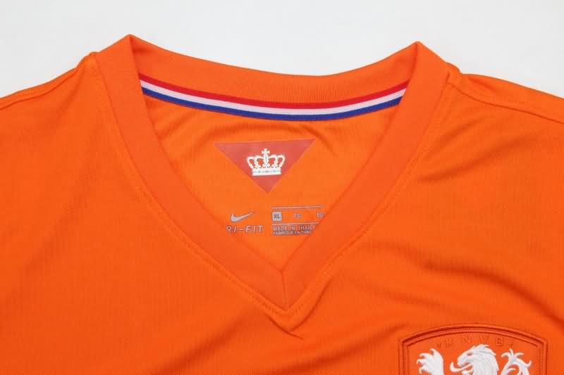 Netherlands Soccer Jersey Home Retro Replica 2014