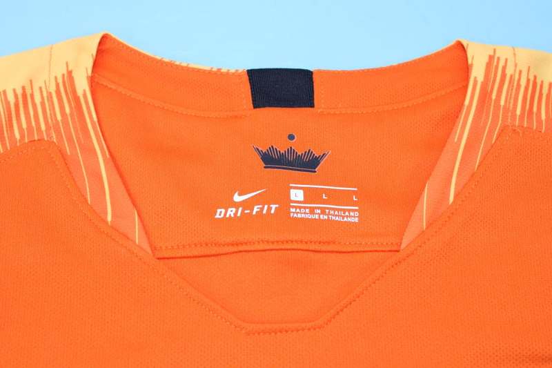 Netherlands Soccer Jersey Home Retro Replica 2018