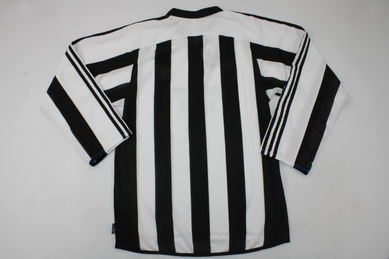 Newcastle United Soccer Jersey Home Long Retro Replica 2003/05