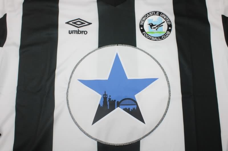 Newcastle United Soccer Jersey Home Long Sleeve Retro Replica 1980/82