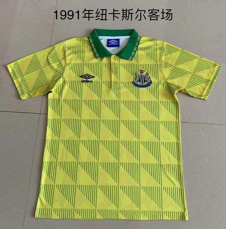 Newcastle United Soccer Jersey Away Retro Replica 1991/93