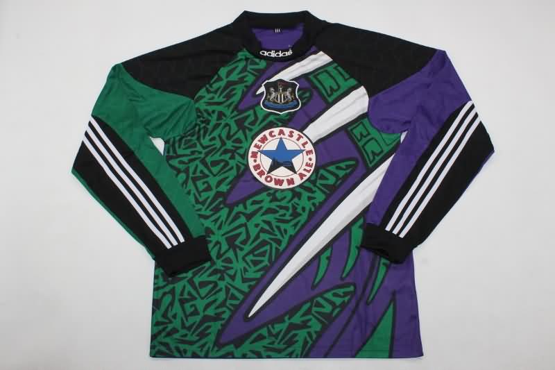 Newcastle United Soccer Jersey Goalkeeper Green Long Retro Replica 1995/96