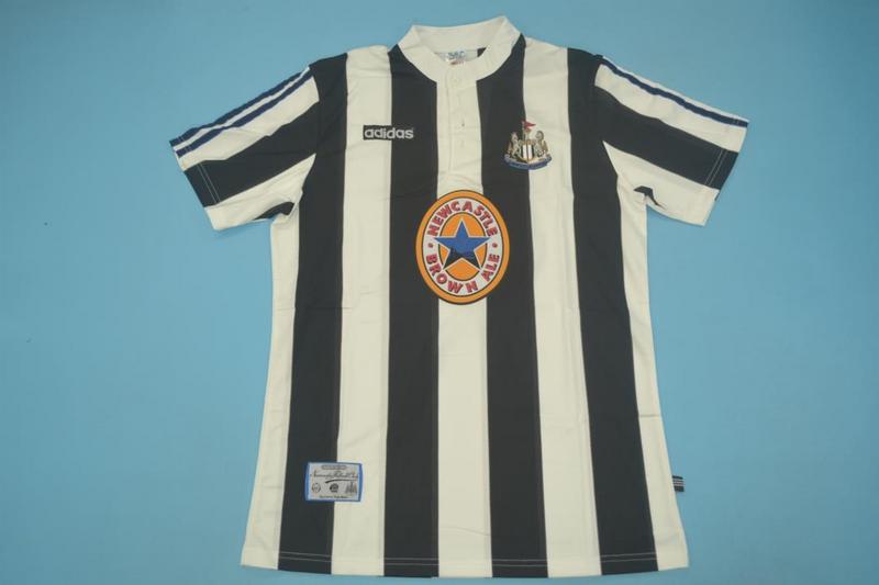 Newcastle United Soccer Jersey Home Retro Replica 1995/97