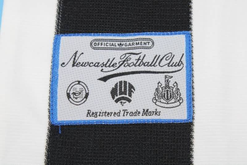 Newcastle United Soccer Jersey Home Long Retro Replica 1995/97