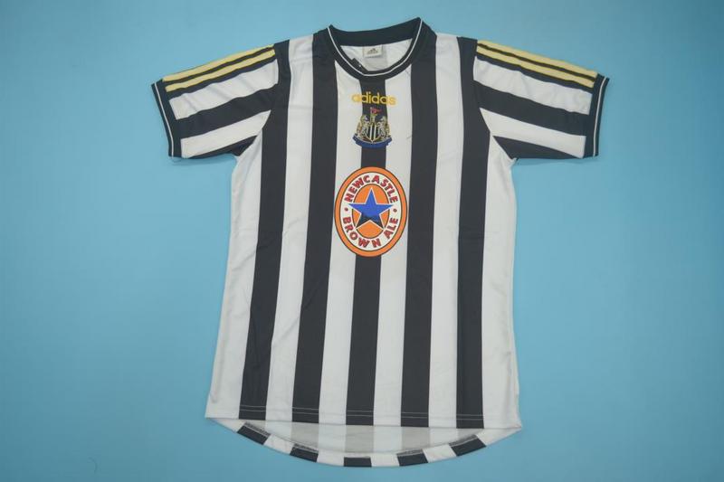 Newcastle United Soccer Jersey Home Retro Replica 1997/99