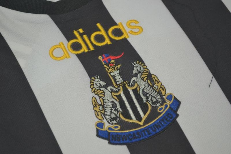 Newcastle United Soccer Jersey Home Retro Replica 1997/99