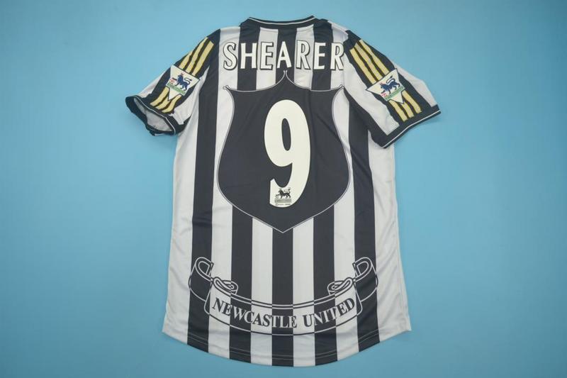 Newcastle United Soccer Jersey Home Retro Replica 1997/99