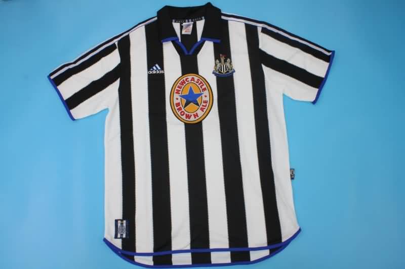 Newcastle United Soccer Jersey Home Retro Replica 1999/00