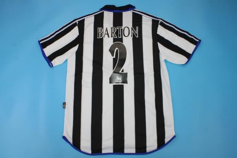 Newcastle United Soccer Jersey Home Retro Replica 1999/00