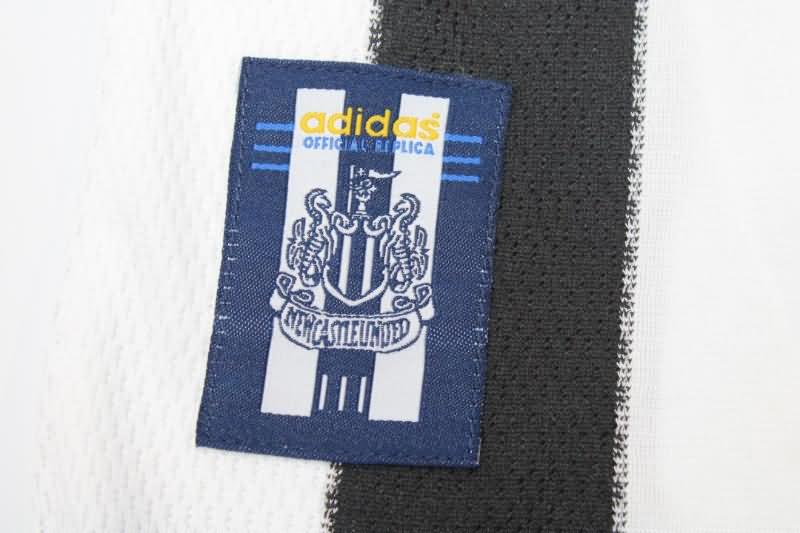 Newcastle United Soccer Jersey Home Long Retro Replica 1999/00