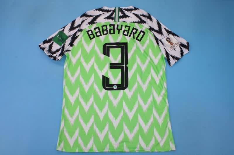 Nigeria Soccer Jersey Home Retro Replica 2018