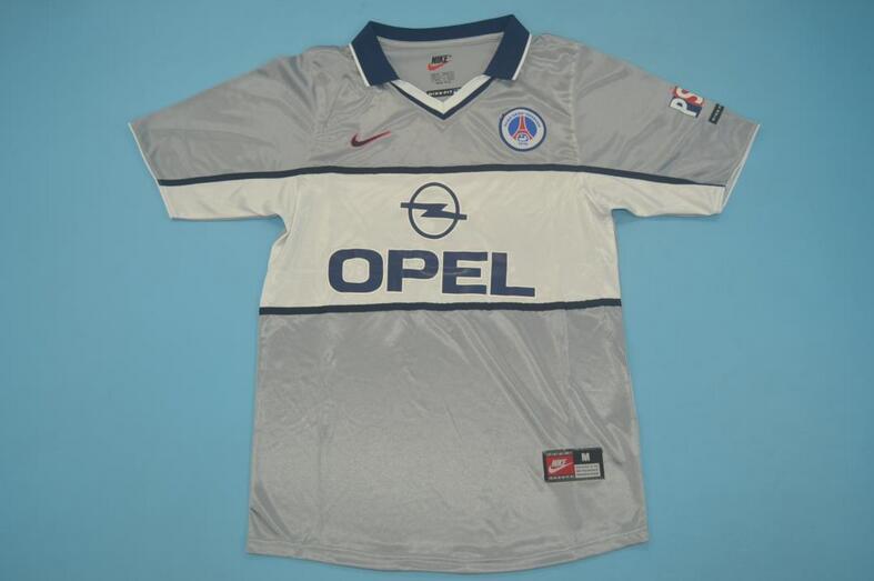 Paris St German Soccer Jersey Away Retro Replica 2000/01