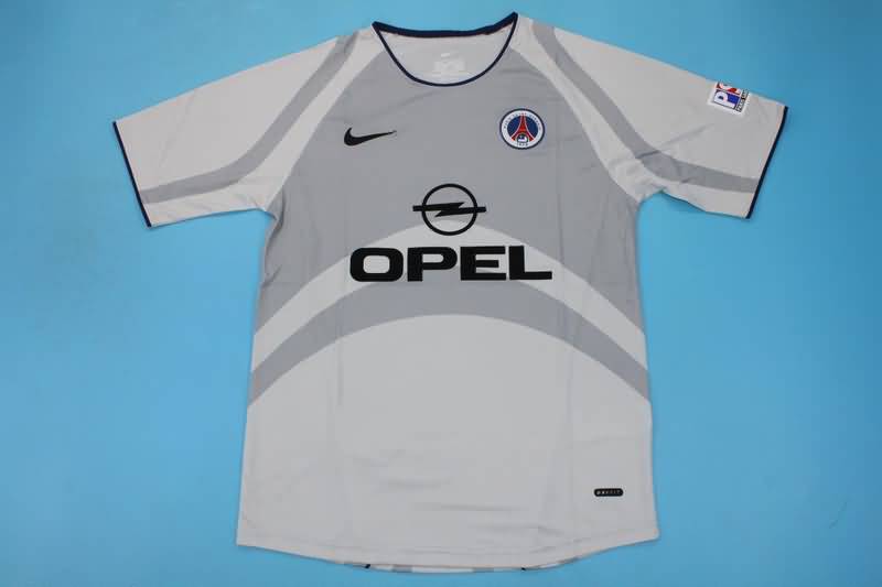 Paris St German Soccer Jersey Away Retro Replica 2001/02