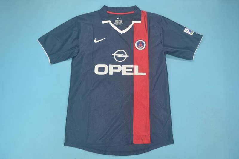 Paris St German Soccer Jersey Home Retro Replica 2001/02