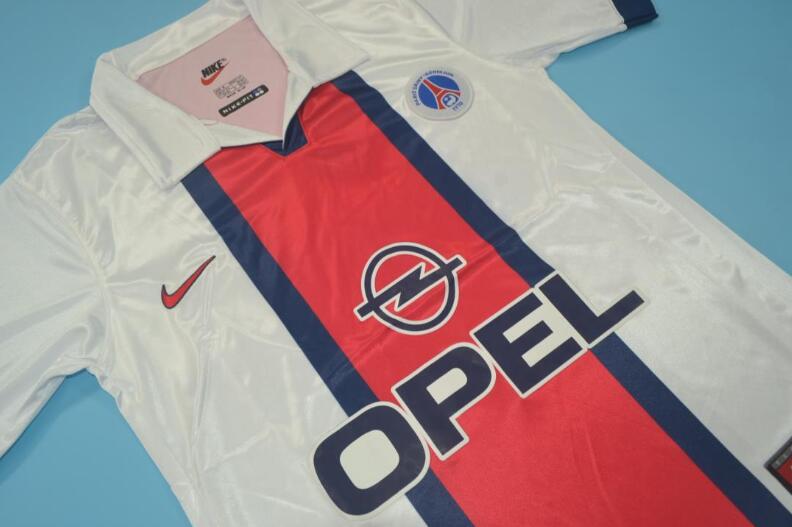 Paris St German Soccer Jersey Away Retro Replica 1997/1998