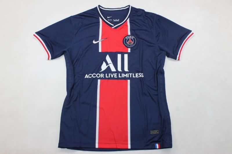 Paris St Germain Soccer Jersey Home Retro Replica 2020/21