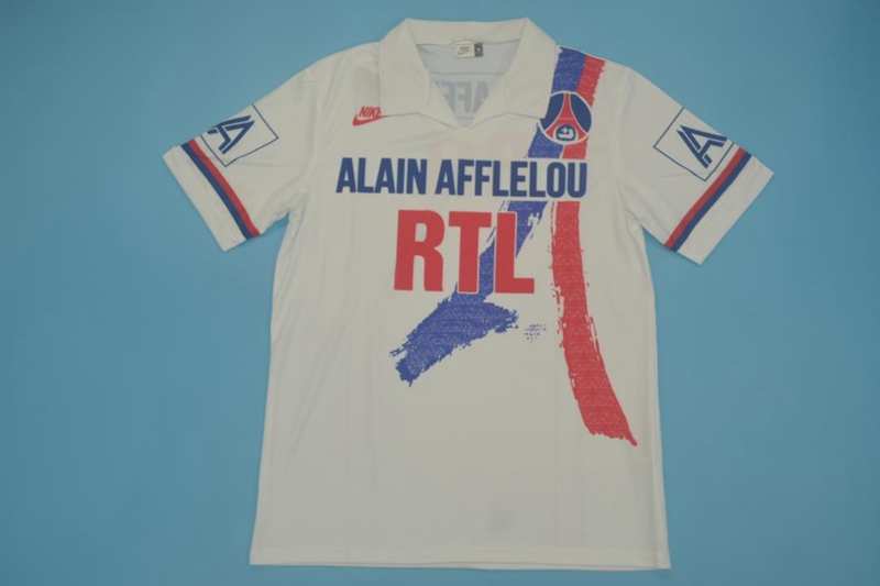 Paris St German Soccer Jersey Away Retro Replica 1990/1991