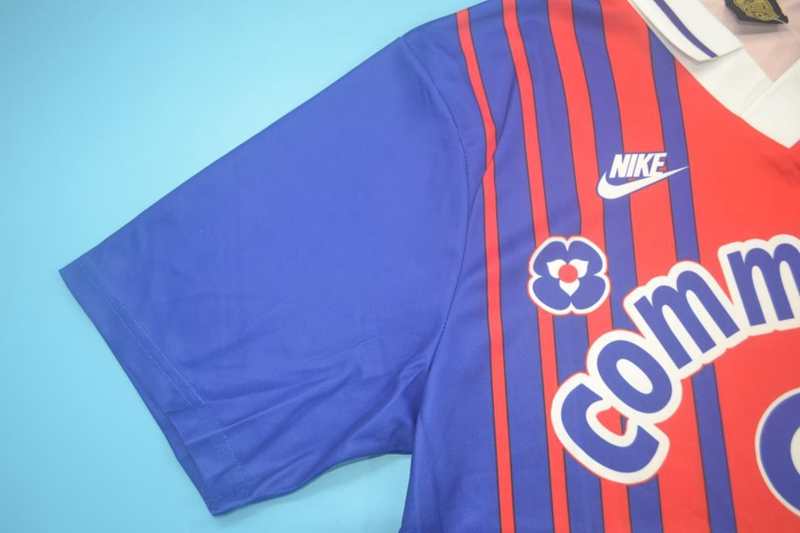 Paris St German Soccer Jersey Home Retro Replica 1993/1994