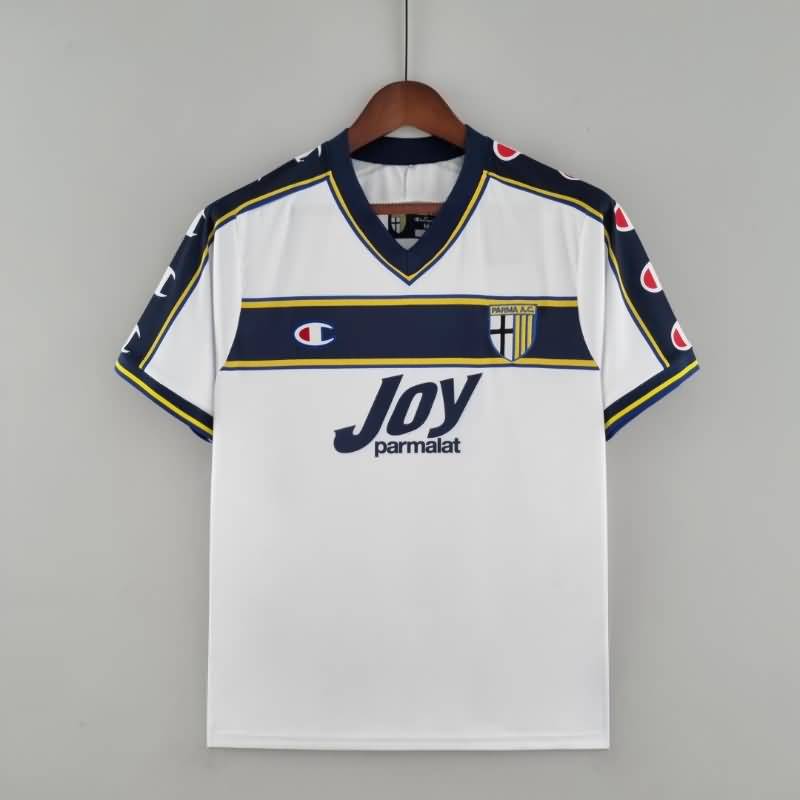 Parma Soccer Jersey Away Retro Replica 2001/02