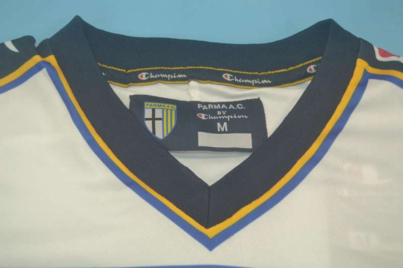 Parma Soccer Jersey Away Retro Replica 2002/03