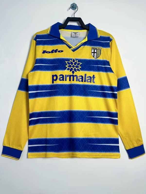 AAA Quality Parma 1998/99 Home Retro Long Sleeve Soccer Jersey