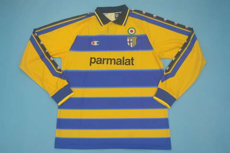 Parma Soccer Jersey Home Long Retro Replica 1999/00