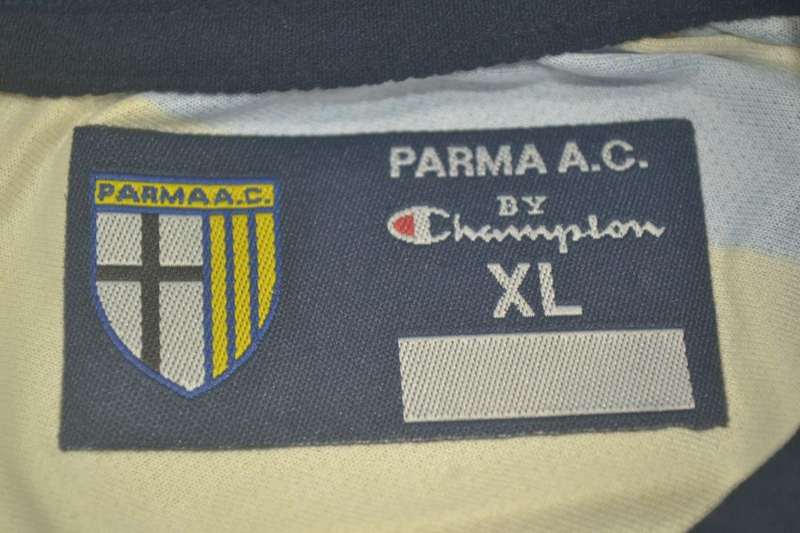 Parma Soccer Jersey Home Long Retro Replica 1999/00