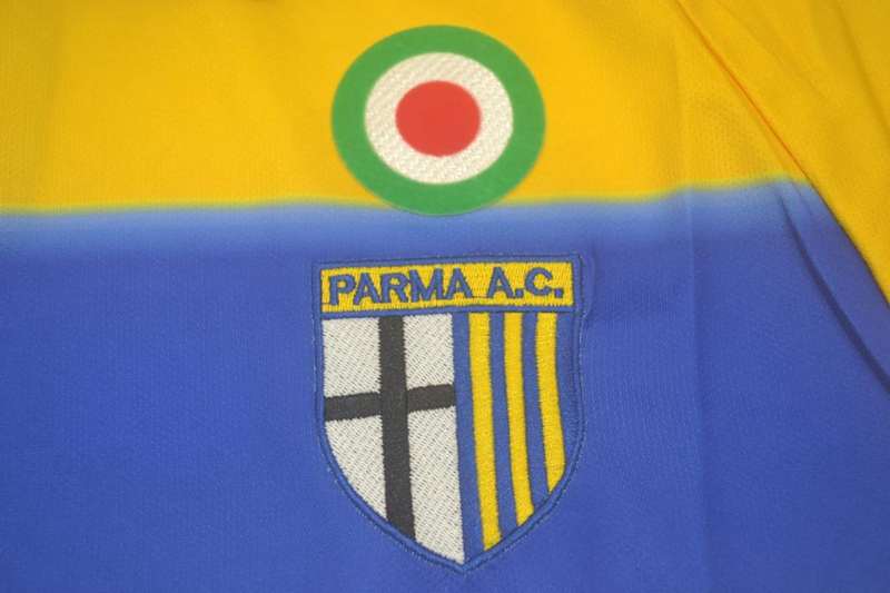 Parma Soccer Jersey Home Long Retro Replica 1999/00
