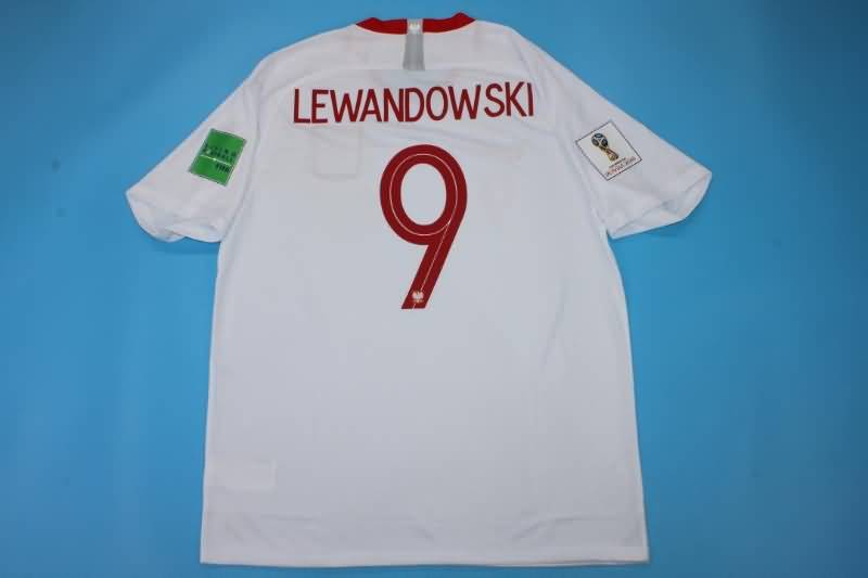 Poland Soccer Jersey Home Retro Replica 2018