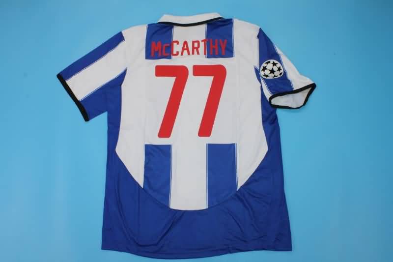 Porto Soccer Jersey Home Retro Replica 2003/04