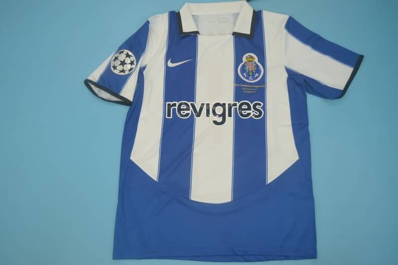 Porto Soccer Jersey Home UCL Final Retro Replica 2003/04