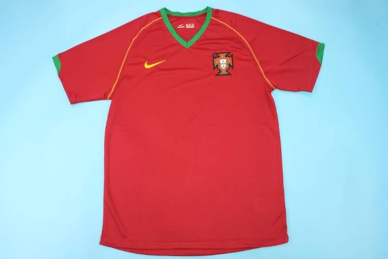 Portugal Soccer Jersey Home Retro Replica 2006/08