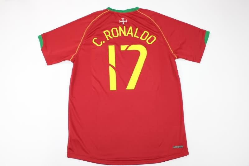 Portugal Soccer Jersey Home Retro Replica 2006/08