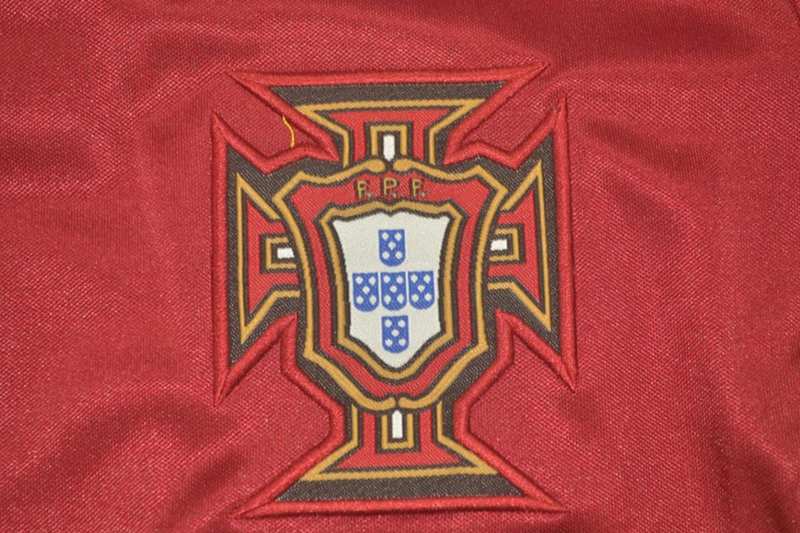 Portugal Soccer Jersey Home Retro Replica 1998