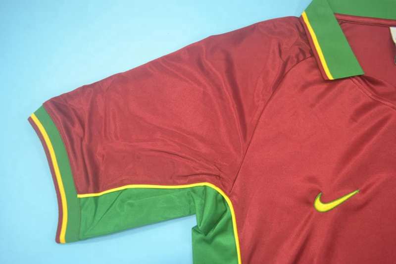 Portugal Soccer Jersey Home Retro Replica 1998