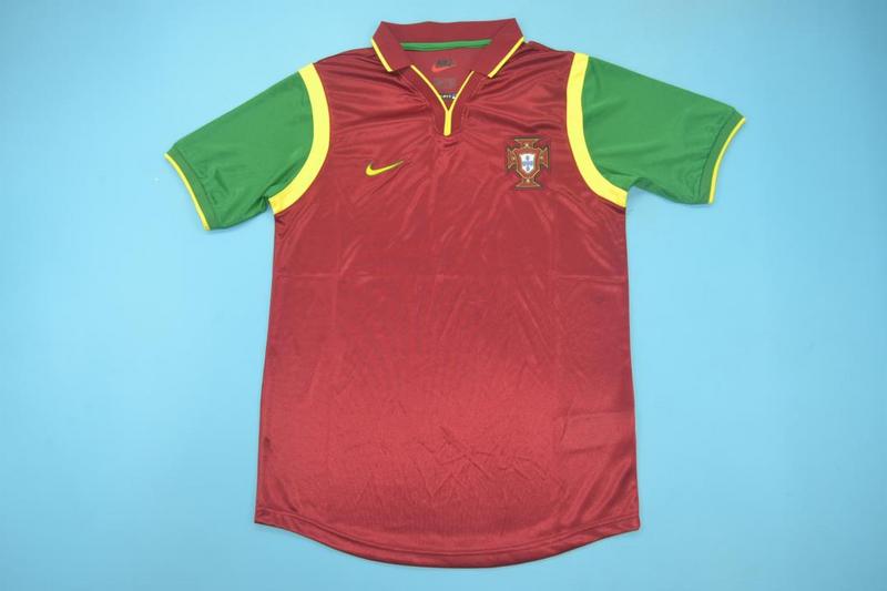 Portugal Soccer Jersey Home Retro Replica 1999