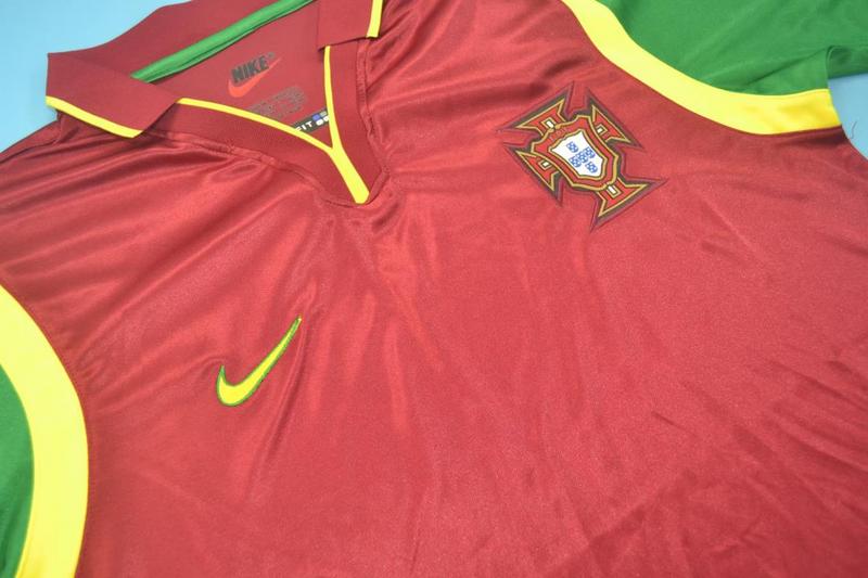 Portugal Soccer Jersey Home Retro Replica 1999