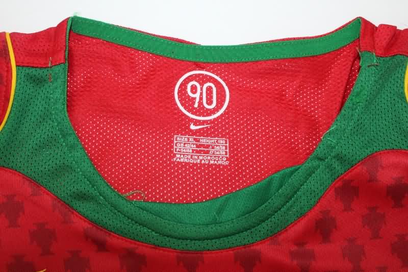 Portugal Soccer Jersey Home Retro Replica 2004