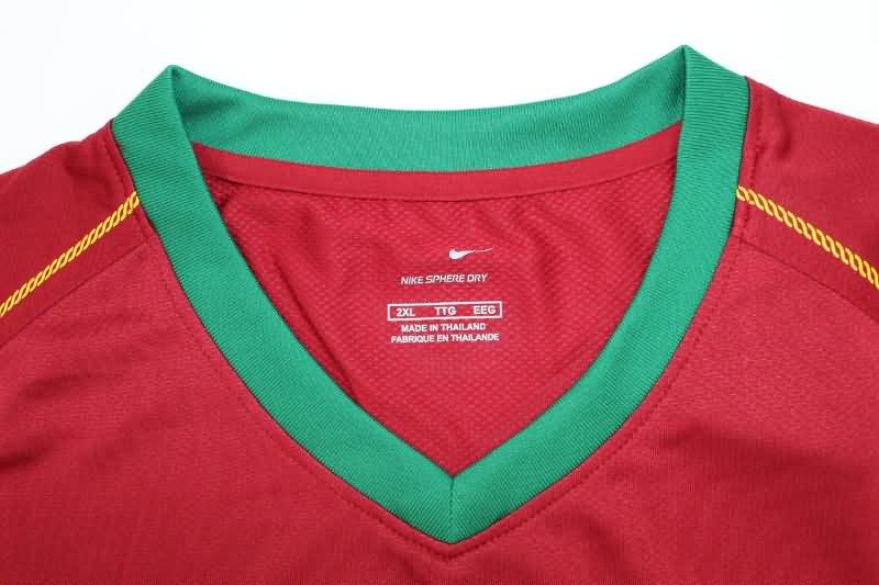 Portugal Soccer Jersey Home Long Sleeve Retro Replica 2006