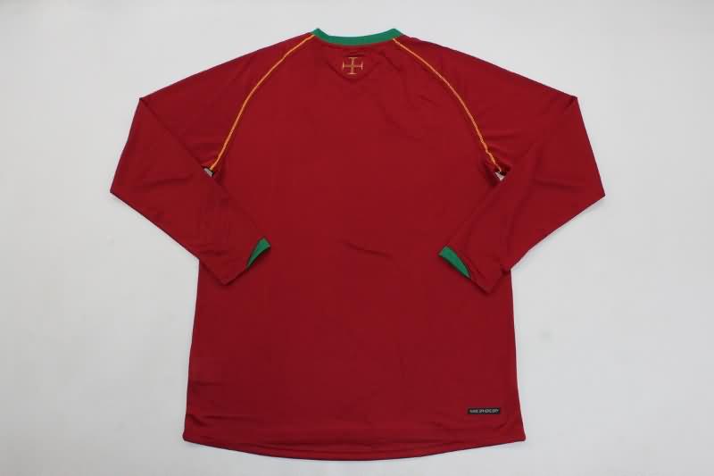 Portugal Soccer Jersey Home Long Sleeve Retro Replica 2006