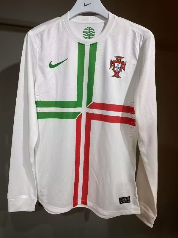 AAA Quality Portugal 2012 Away Long Sleeve Retro Soccer Jersey (Player)