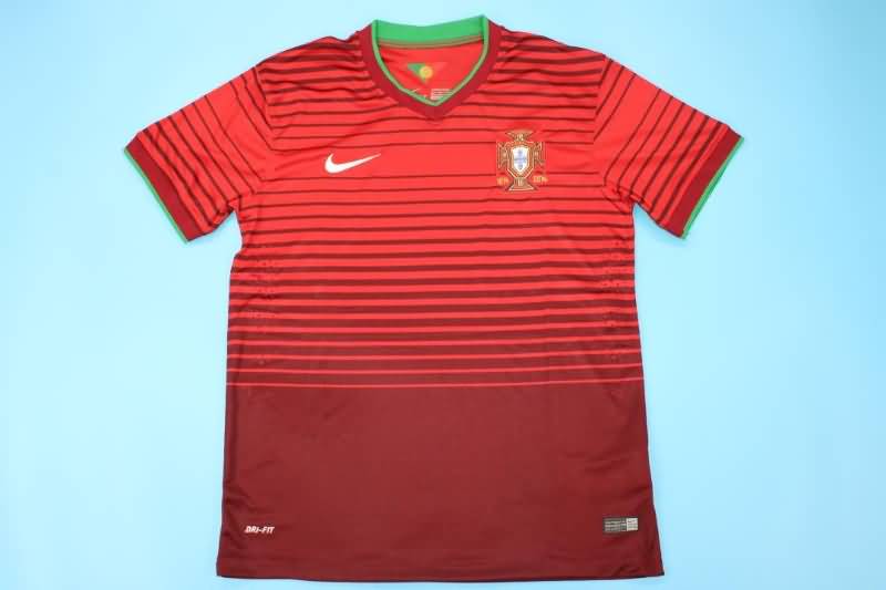 Portugal Soccer Jersey Home Retro Replica 2014