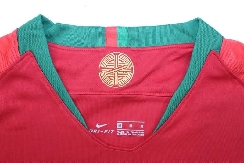 Portugal Soccer Jersey Home Long Sleeve Retro Replica 2018